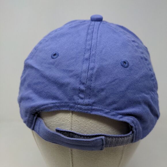 Distinctive Headwear Men's Strapback Hat Purple Embroidered Naples Dolphins Logo - Picture 5 of 8